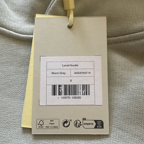 Axel Arigato Grey Local Hoodie - Picture 4 of 9